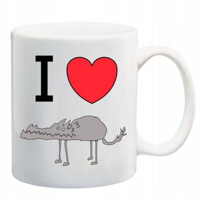 KUBEK WILK WILCZEK WATAHA zwierzęta wzory Pojemność 330 ml