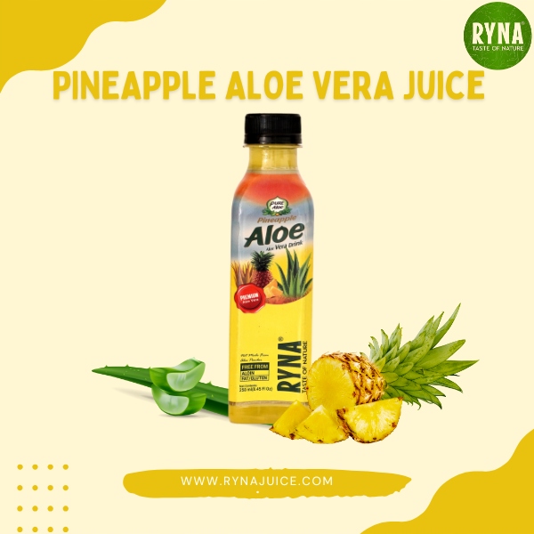 RYNA ALOEVERA PINEAPPLE JUICE 250ML