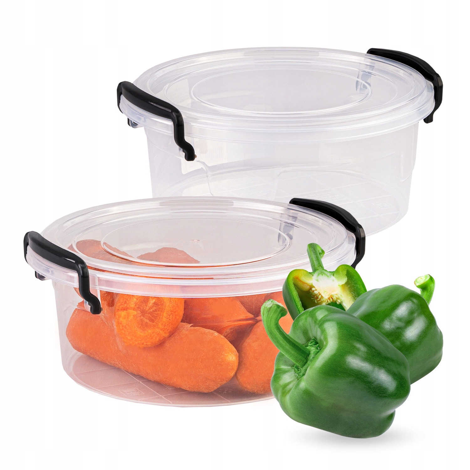 

Pojemnik plastikowy na żywność lunchbox z pokrywką