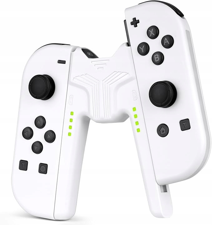 UCHWYT ŁADUJĄCY JOYCON KOMPAKTOWY NA NINTENDO SWITCH NS/OLED BIAŁY