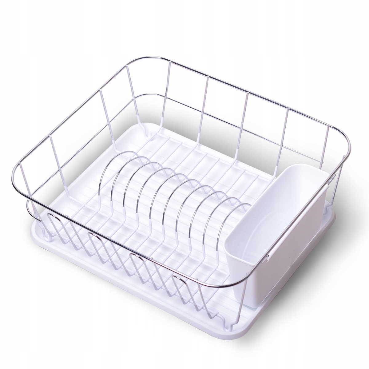 SUSZARKA DO NACZYŃ OCIEKACZ NA SZTUĆCE TALERZE Z TACĄ KAMILLE Marka Kamille