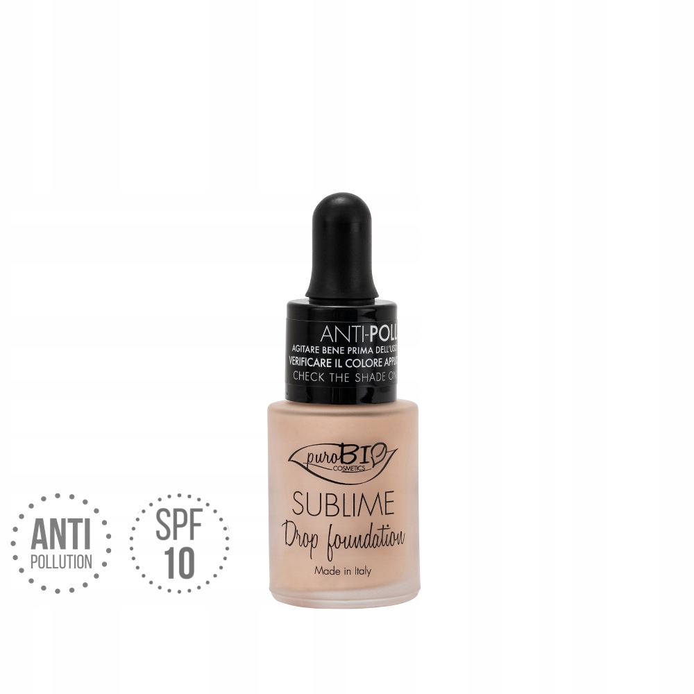 puroBIO Podkladová Báze Drop 00 Vyživující Lehký Hydratační Anti-Pollution 15 ml