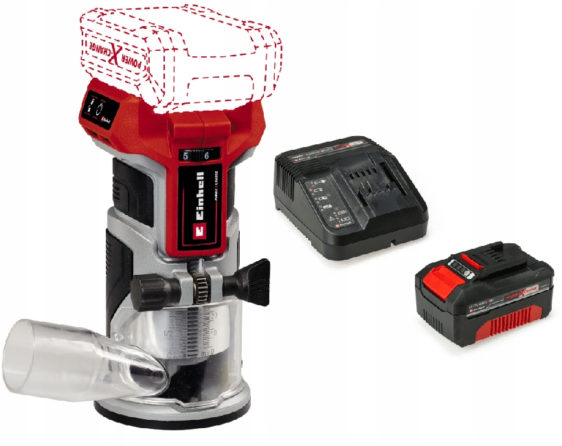 Einhell Hoblovka Na Hrany Tp-et 18 Bl 4350412 Sada Akumulátor 4,0AH