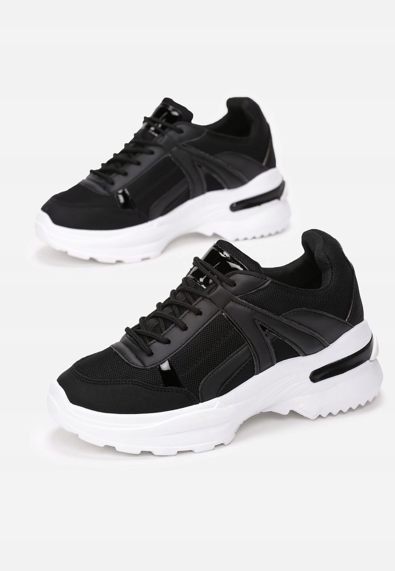 

Born2Be Czarne Sneakersy damskie 37