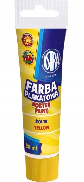 

Farba Plakatowa Tuba 30 ml Żółta Astra
