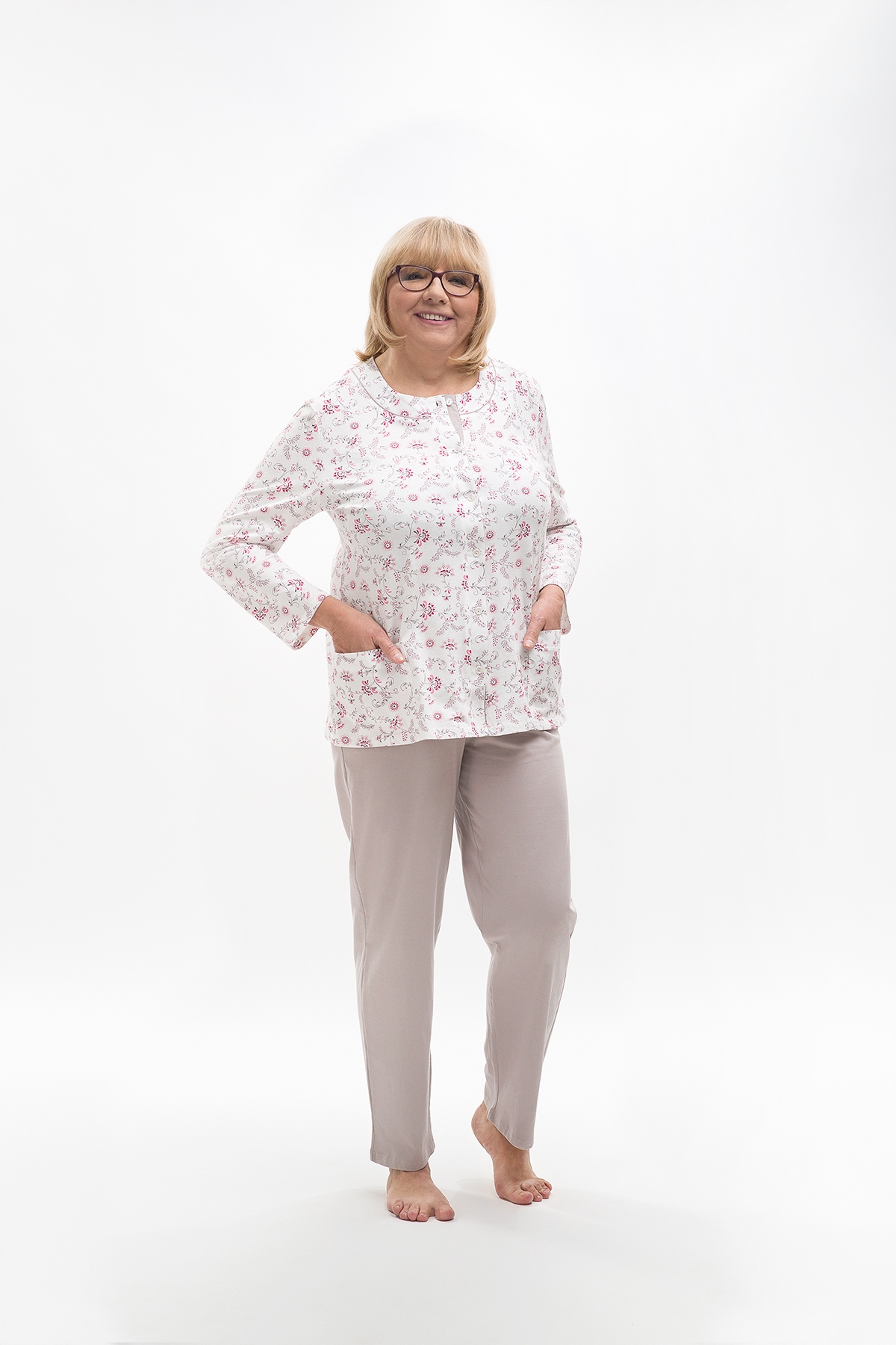 

4XL-Piżama dla babci na prezent Maria III 202 01