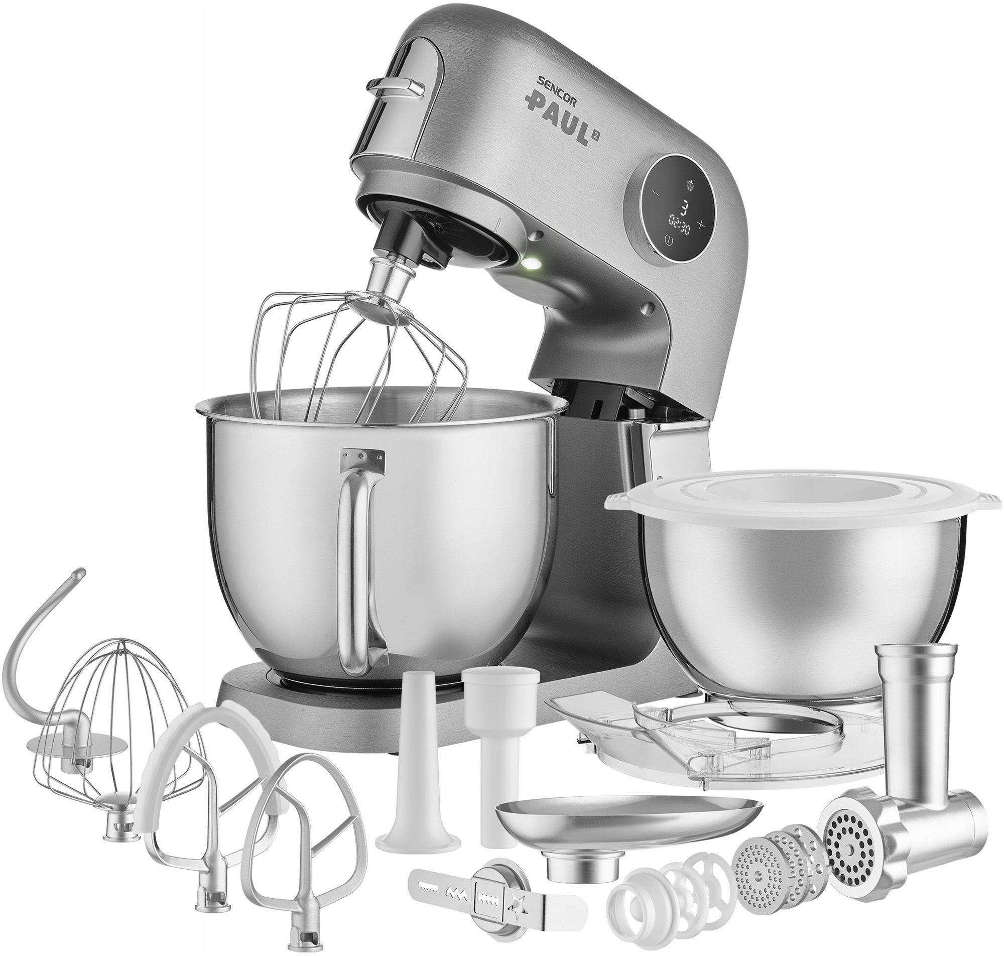 Kuchyňský robot Paul 2 Sencor Stm 7740 1500 W stříbrná/šedá