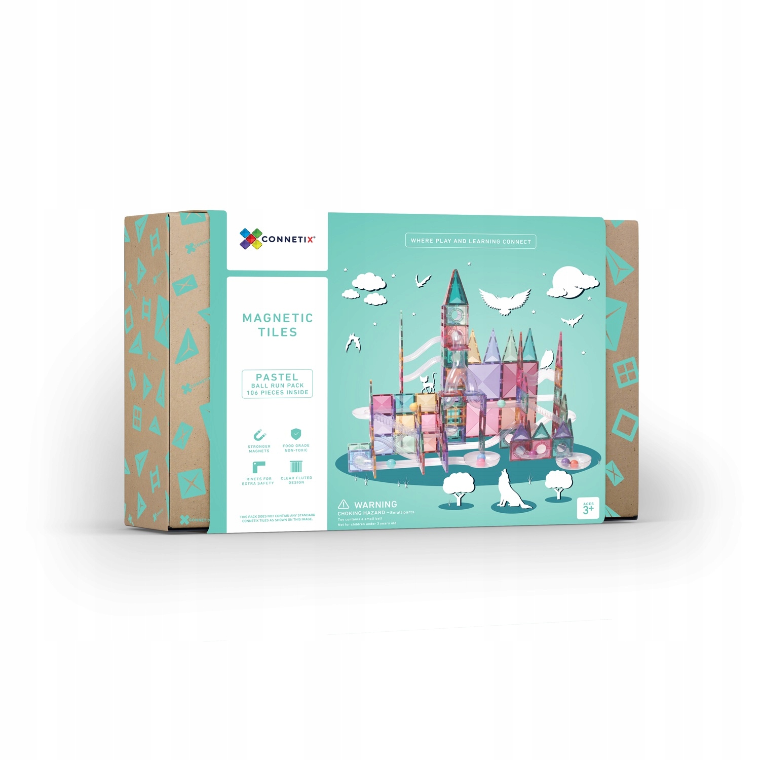 

Klocki magnetyczne kulodrom Connetix 106 el Pastel