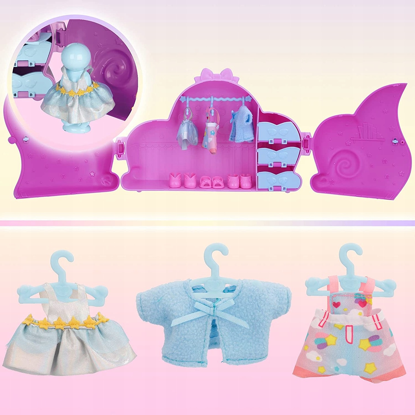 CRY BABIES MAGIC TEARS GARDEROBA + LALKA JENNA Seria MAGIC TEARS