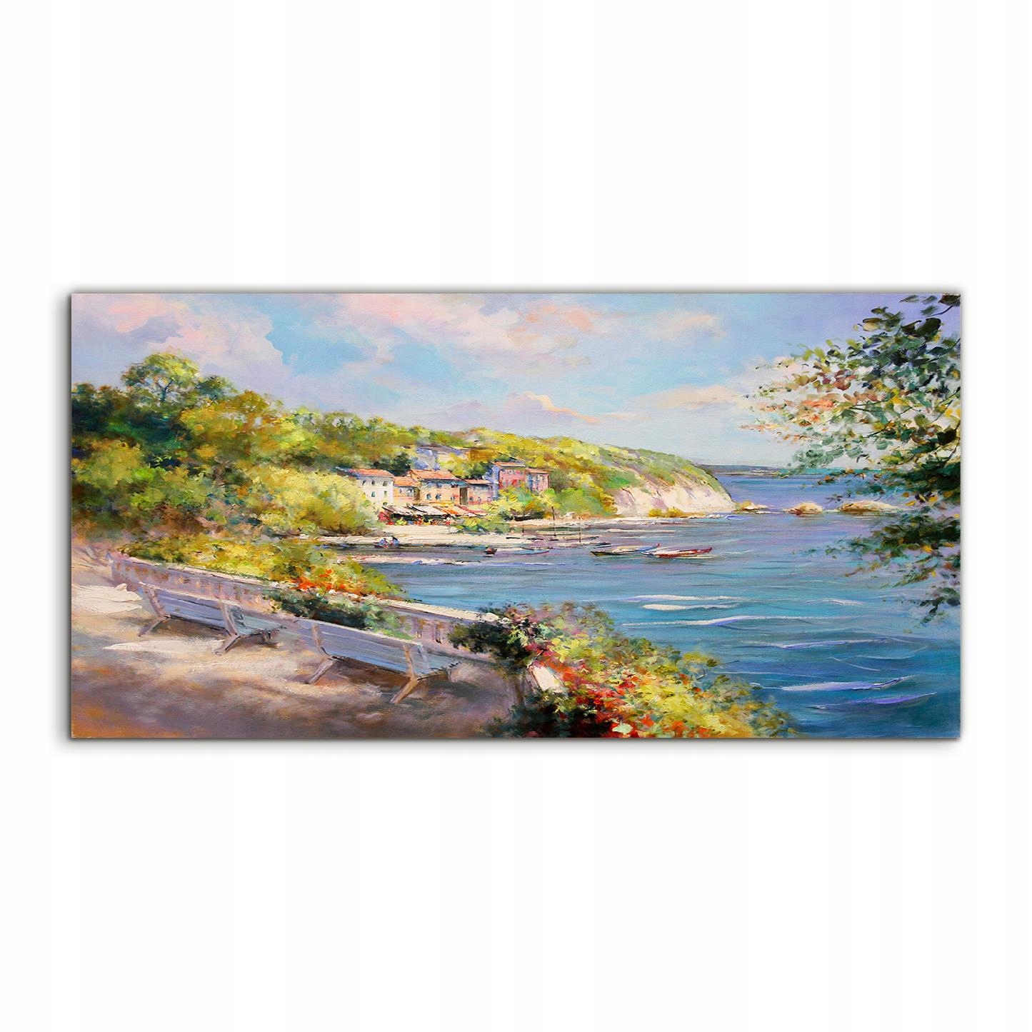 Obraz 120x60 s potlačou Krajina Taliansko Záliv