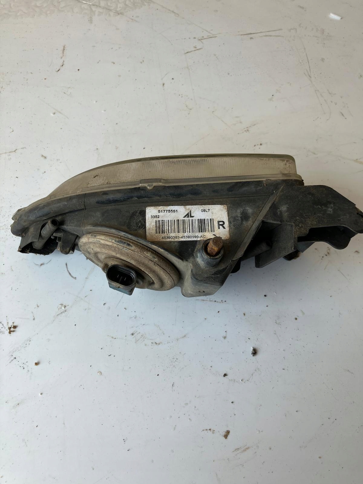 fog light right BRAVO II CROMA 51775551