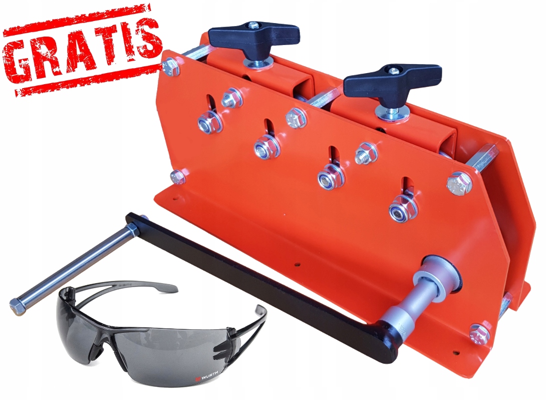 

Prościarka do drutu odgromowego 9-rolkowa