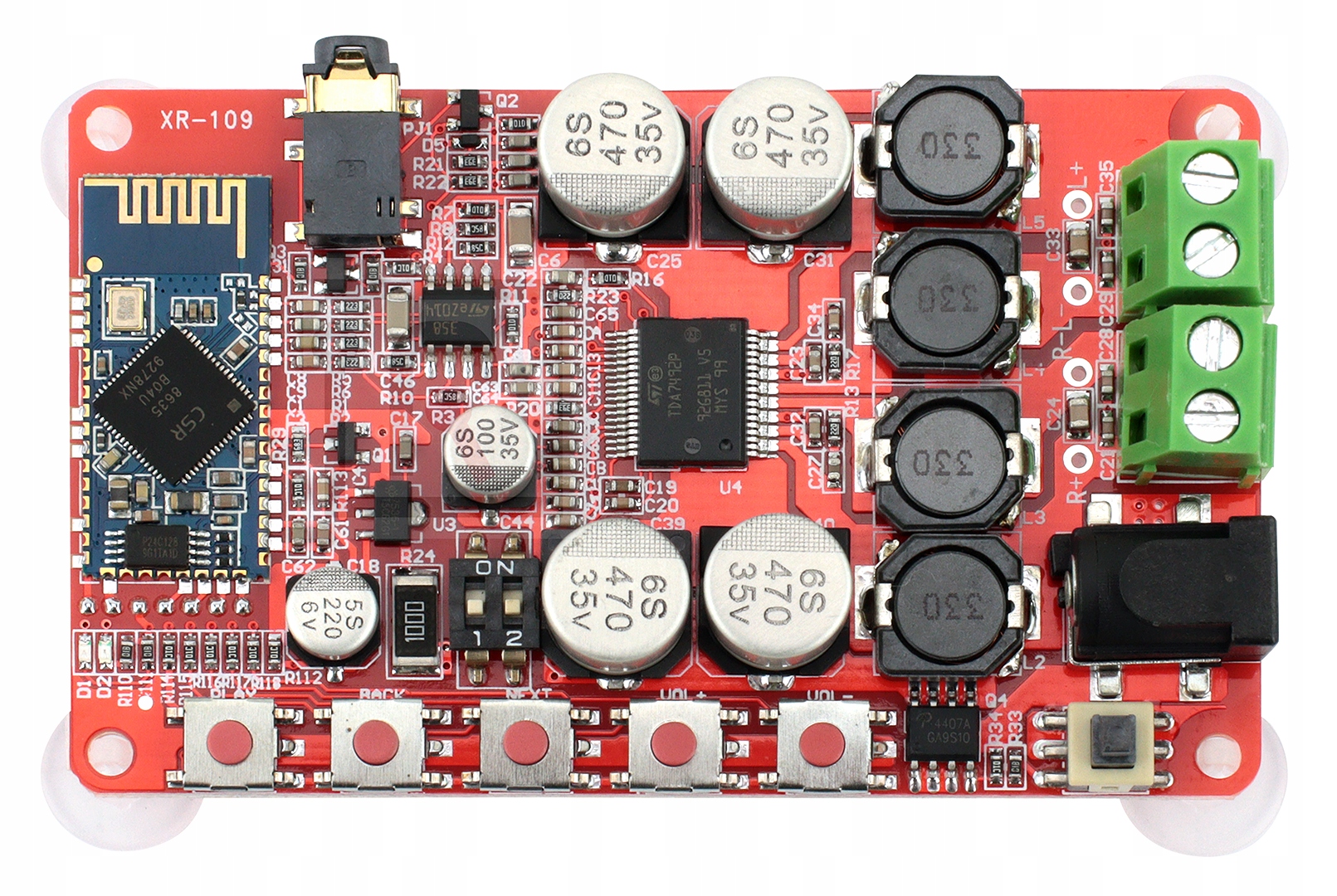 

Wzmacniacz Audio Bluetooth 2x25W TDA7492P Klasa D