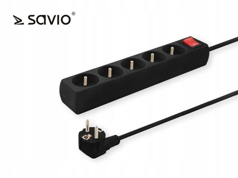

Listwa Zasilająca Przedłużacz 5 Gniazd Kabel 1,5m