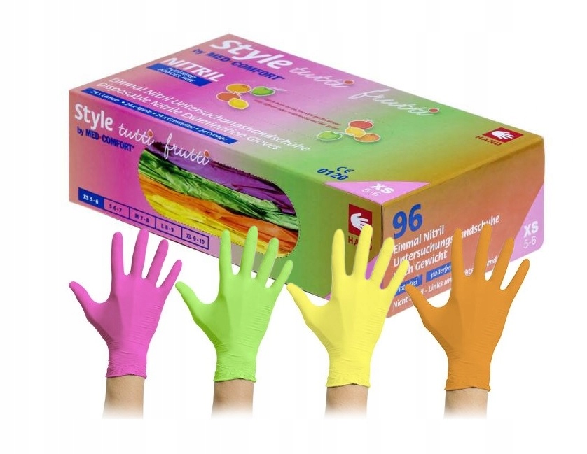 

Rękawiczki rękawice nitrylowe Tuttifrutti S a'96