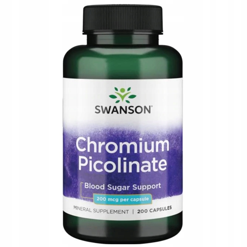 

Swanson Chrom Pikolinian 200mcg 200 Kapsułek