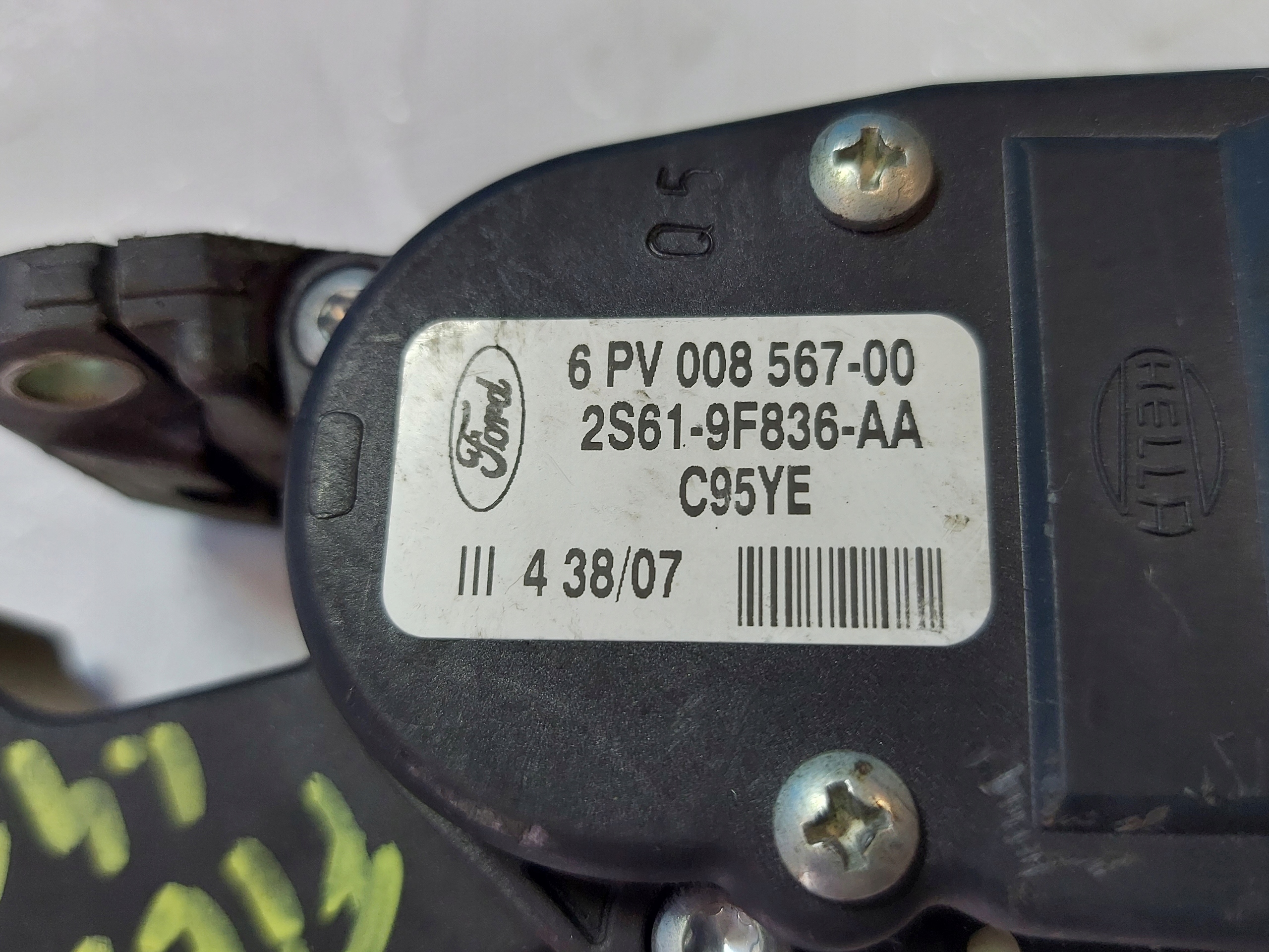 Gaspedal FIESTA TDCI 2S619F836AA