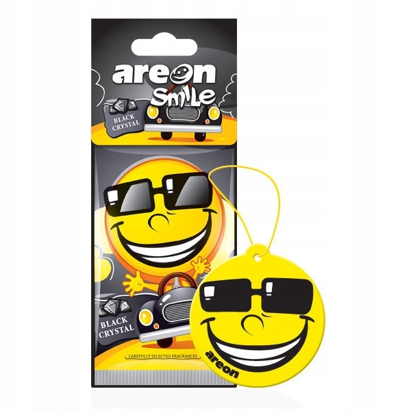 

Areon Smile odświeżacz do samochodu Black Crystal
