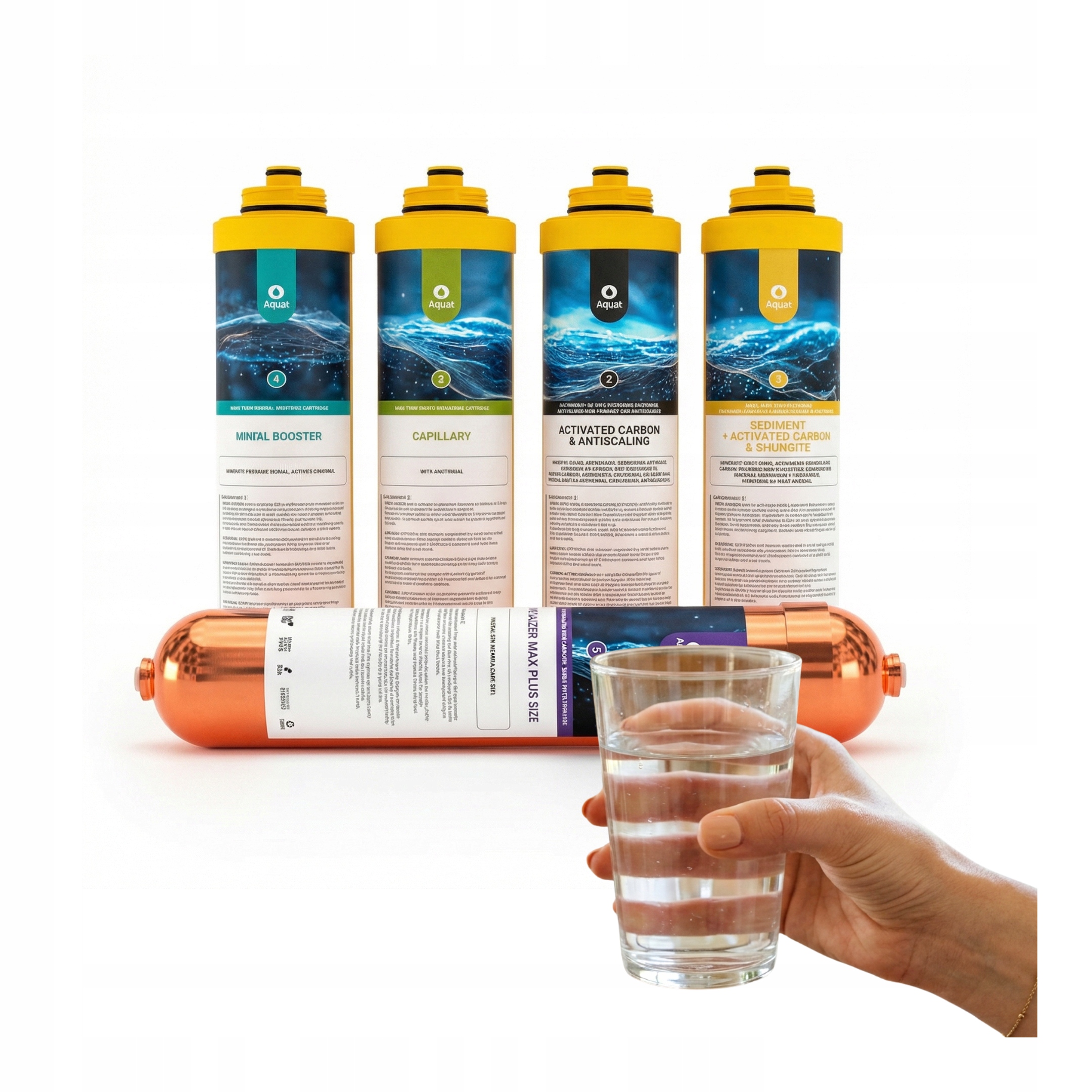 Sada 5 filtračních vložek Aqua SativaLife s kapacitou až 11 000 litrů