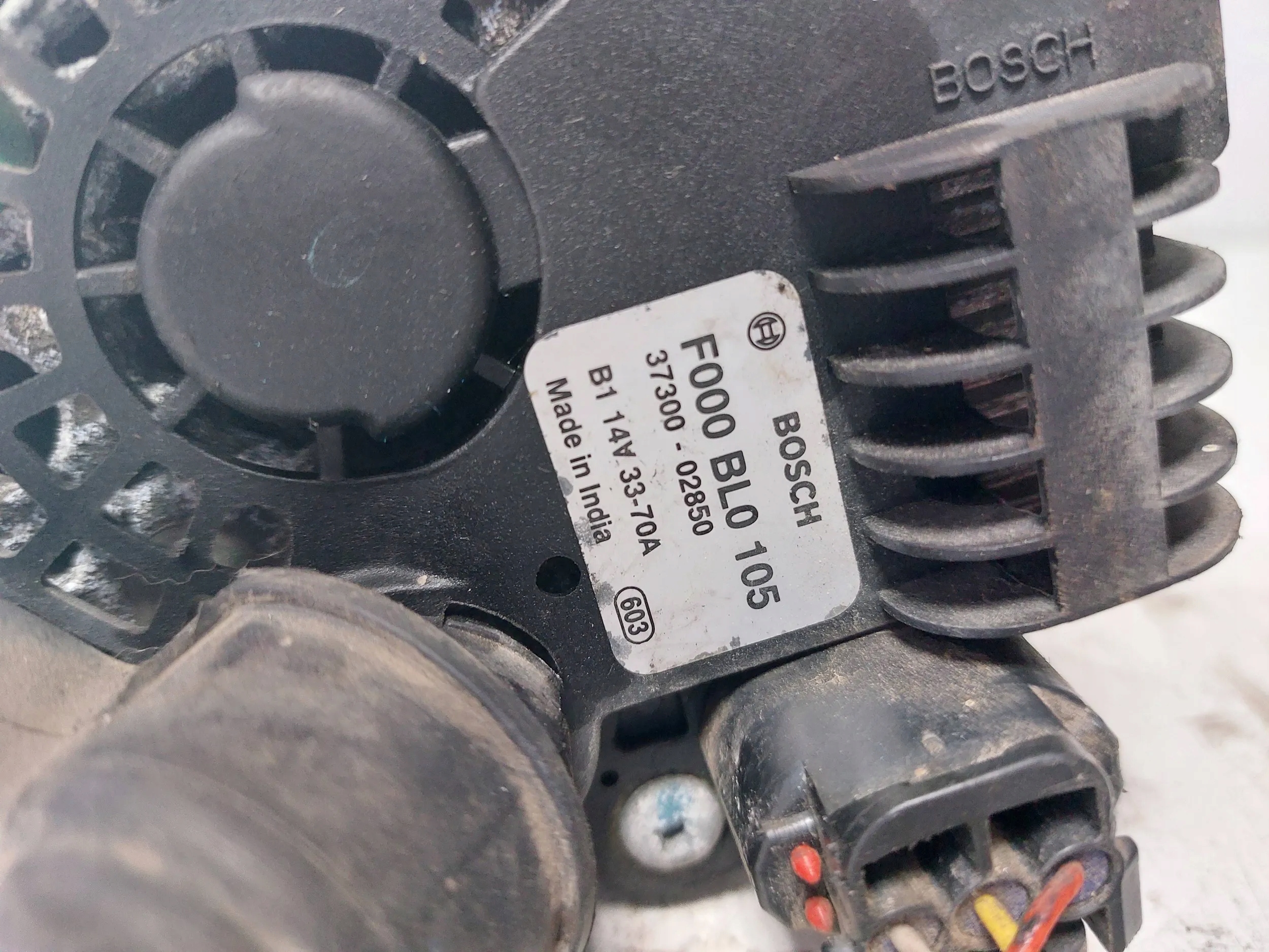 Alternator 37300-02850 Hyundai i10 07- 1.1 70A