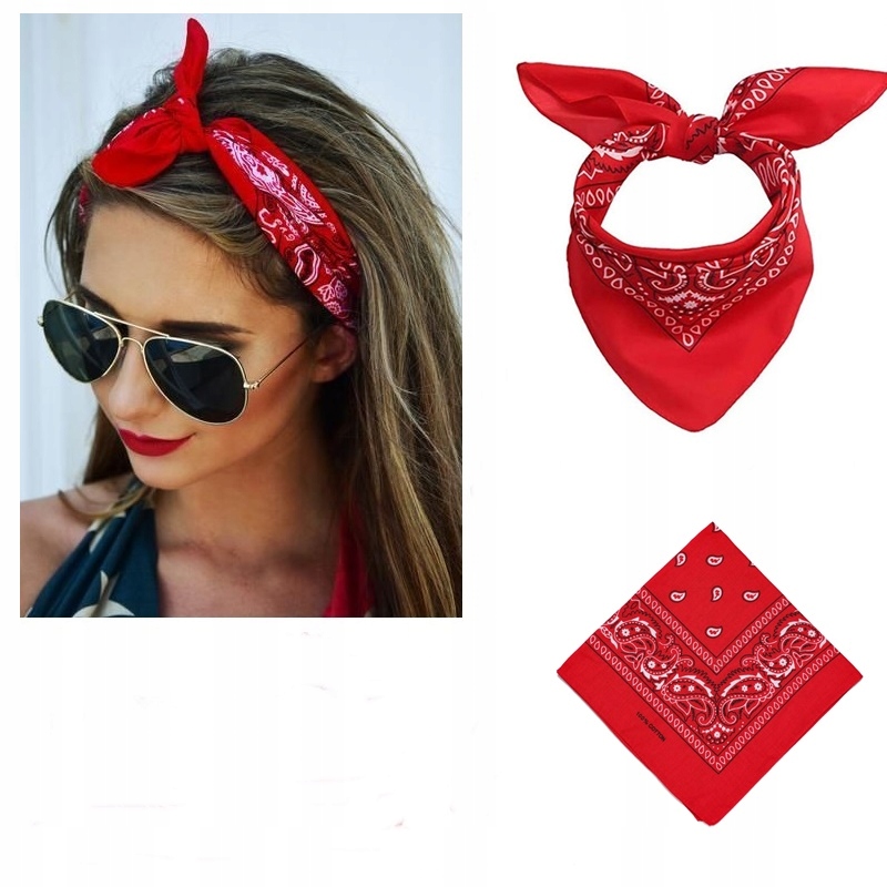 

Chustka Bandamka Apaszka Bandana Wzory Kolory