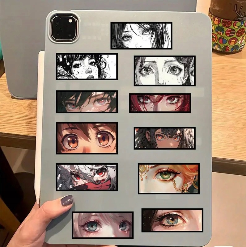 NAKLEJKI ANIME GIRL MANGA HENTAI WLEPY STICKER MIX 50 szt Długość 80 mm