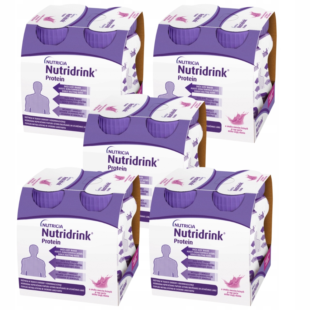 Nutridrink Protein Owoce leśne 4 x 125 ml