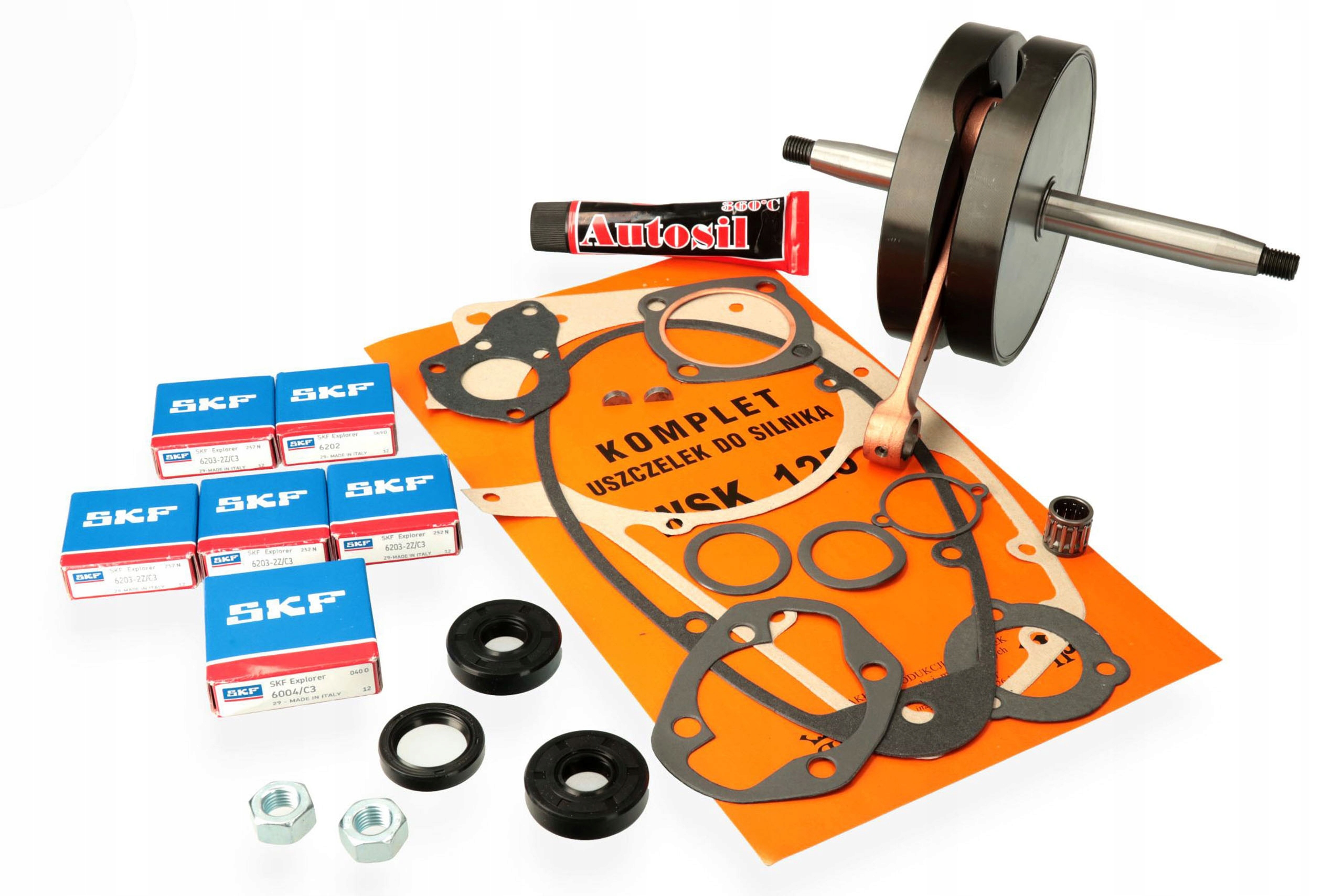 85444 - Вал Duells + підшипники SKF ущільнення WSK 125