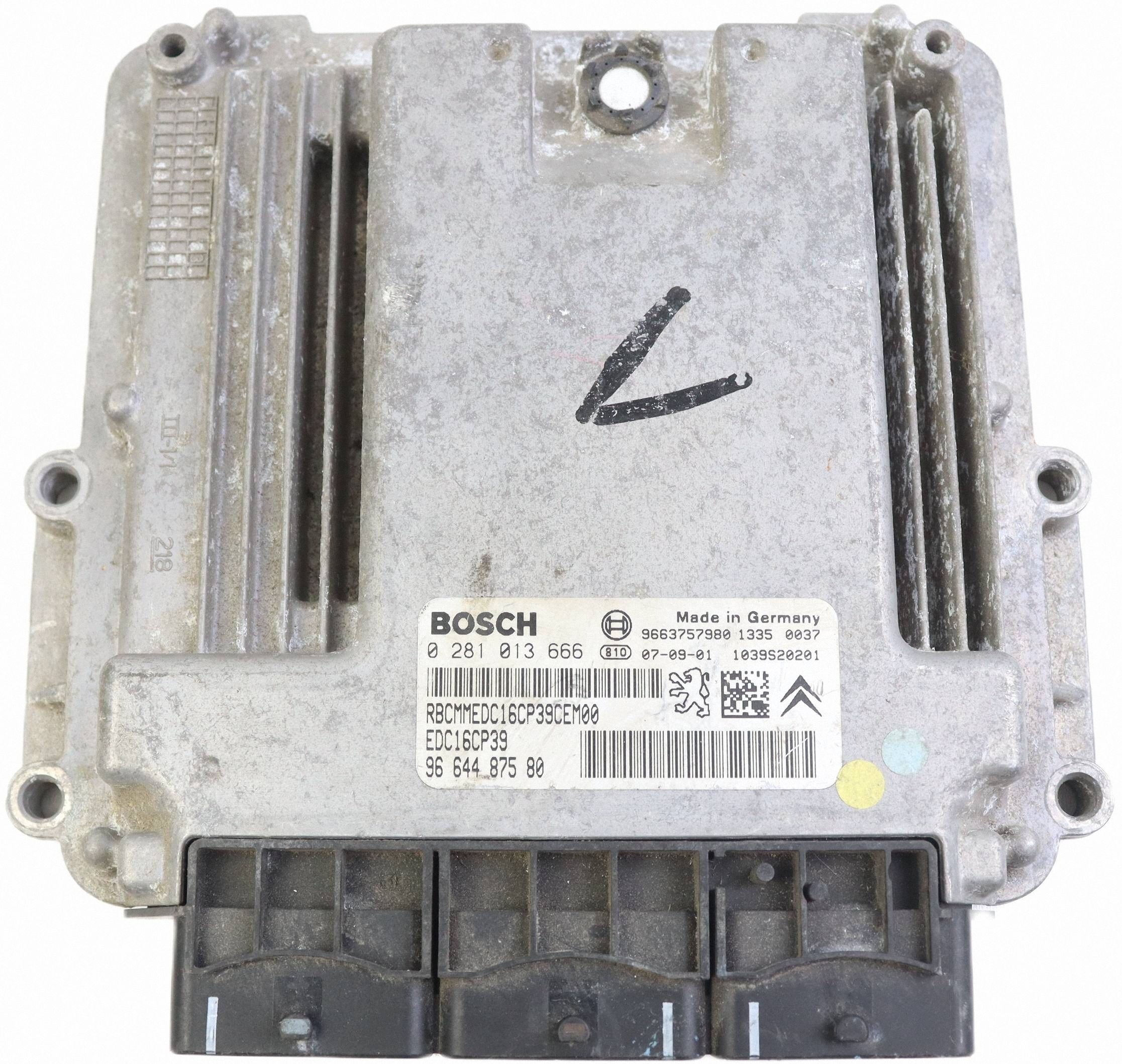 PEUGEOT 4007 e modulo centralina motore 2.2 HDI 9663757980 9664487580