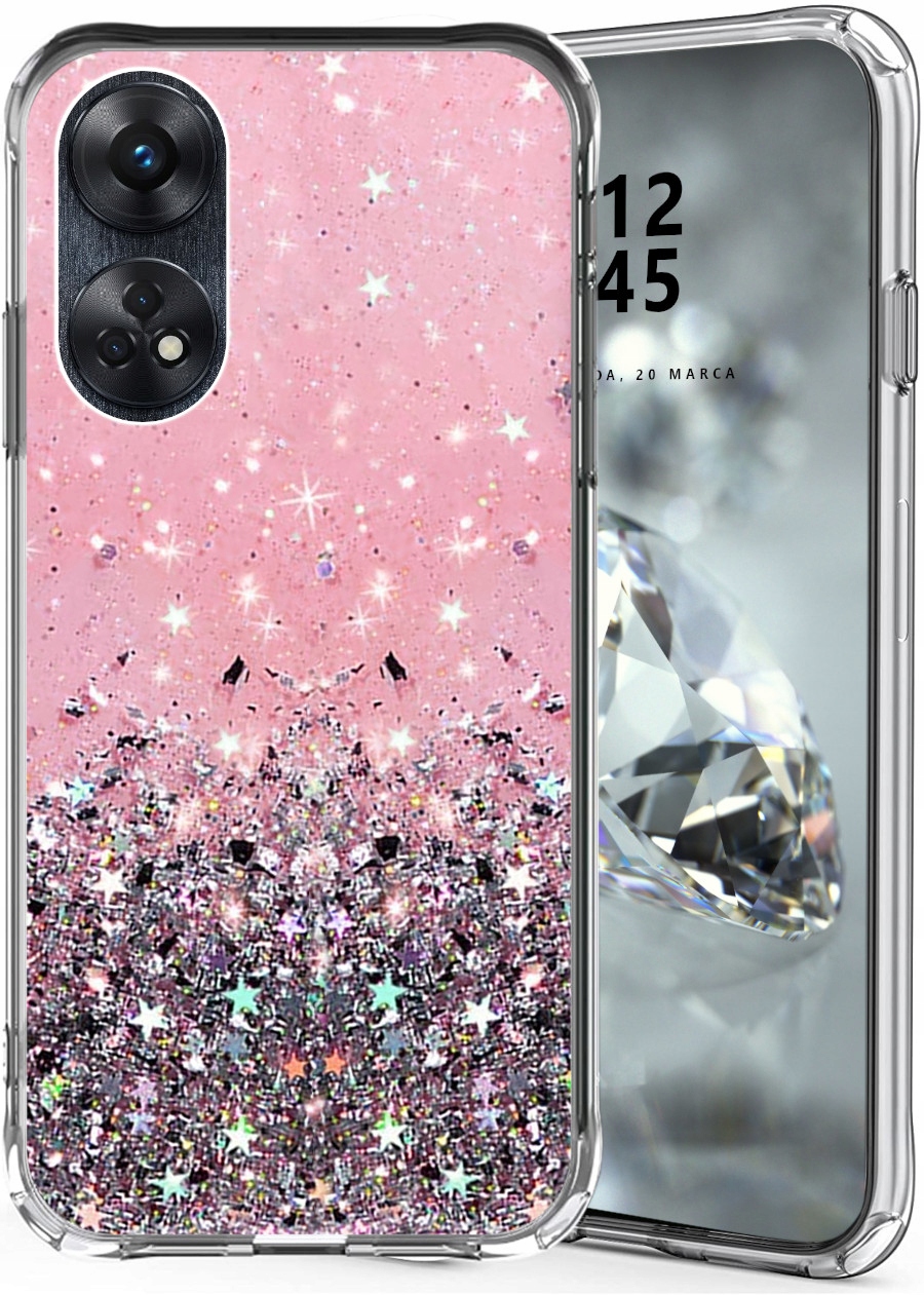 

Etui Do Oppo Reno 8T Shining Brokat Case