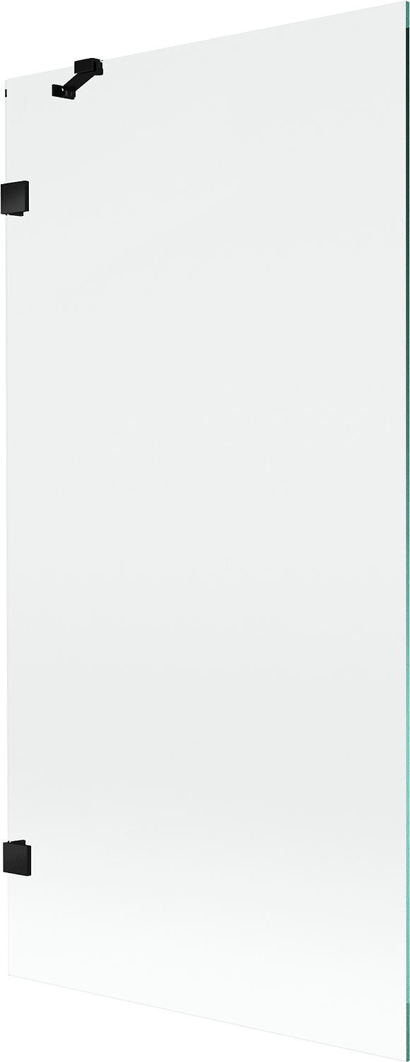 Mexen Lunar vanová zástěna 1-křídlová 90 x 150 cm, transparentní, černá 8