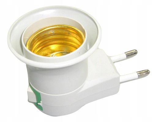 Adapter przejściówka wtyczka Gniazdko Żarówka E27