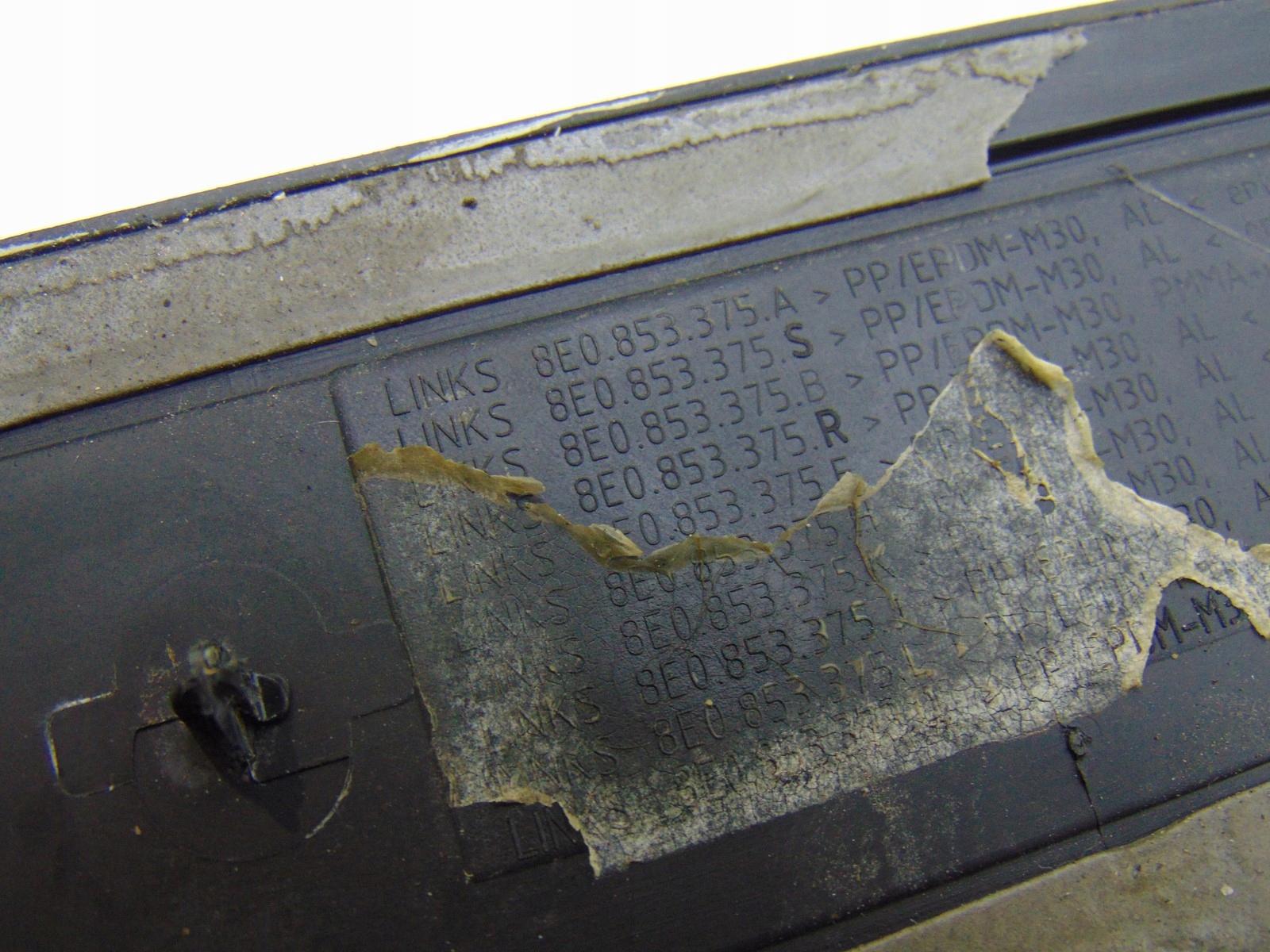 moulding right rear AUDI RS4 B7 AVANT 8E0853375F