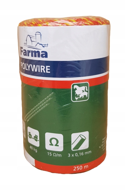 

Linka splotka Farma Plecionka 250m pastuch