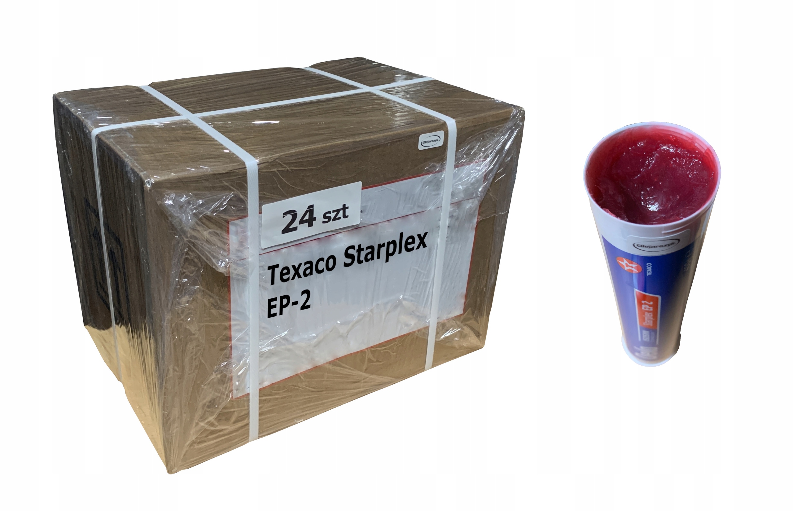 TEXACO STARPLEX EP-2 Smar Do ŁOŻYSK Czerwony 24szt