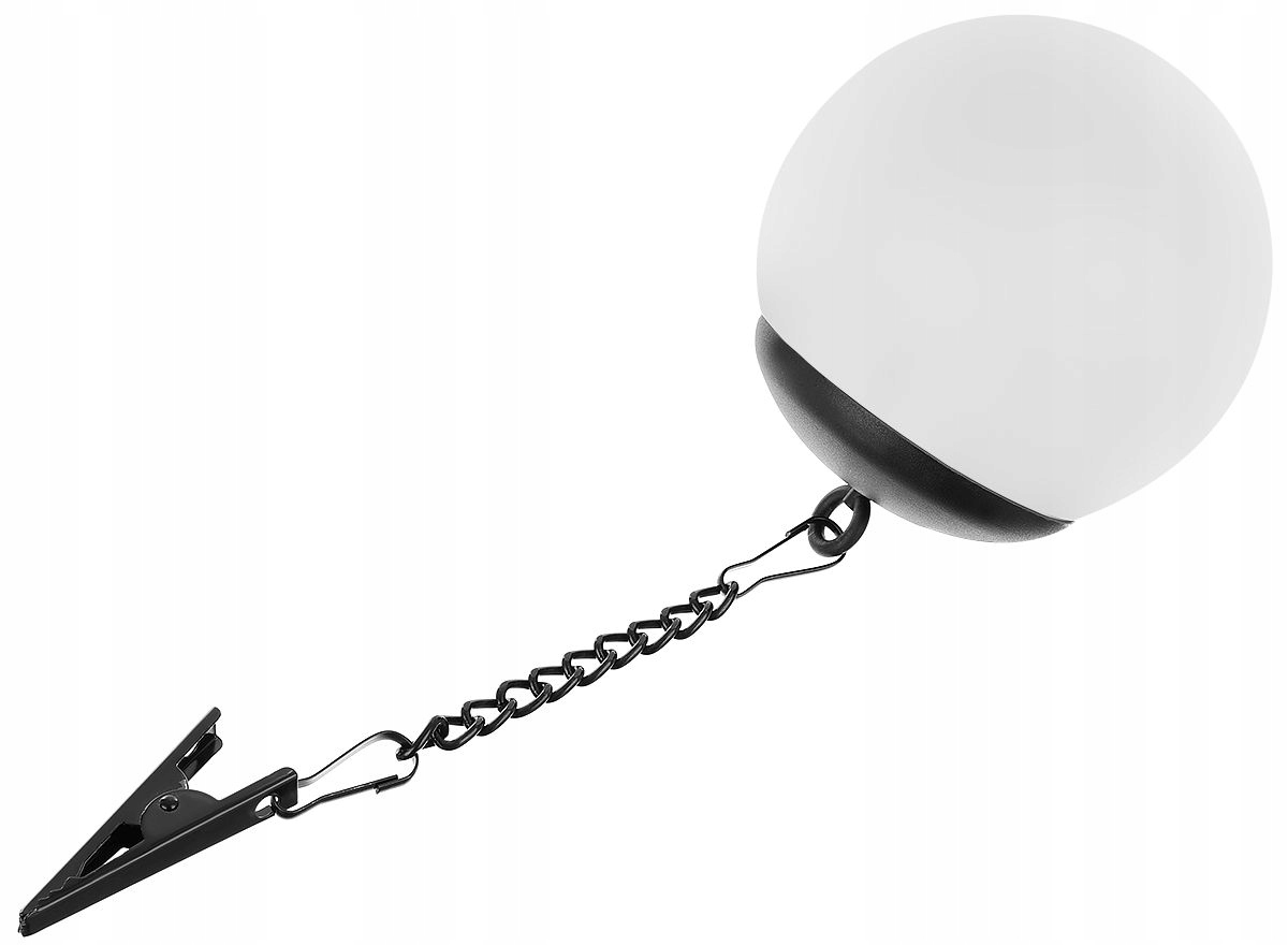 WISZĄCA OGRODOWA LAMPA SOLARNA LED 10cm KULA BIAŁA MLECZNA OZDOBA DEKORACJA Kod producenta 1057170