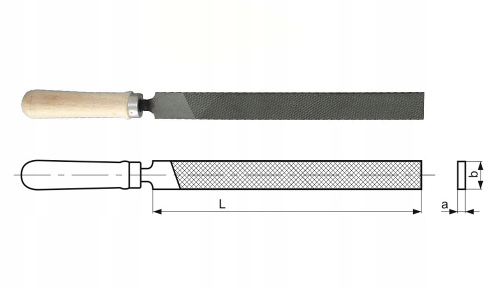 PILNIK DO METALU PŁASKI 250/1 RPSa ZDZIERAK EAN (GTIN) 7450030000205