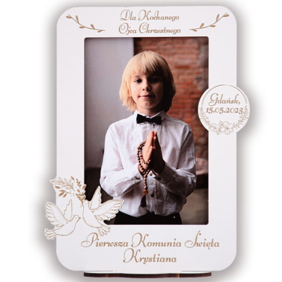 

Ramka zdjęcie Pamiątka Pierwszej Komunii Świętej