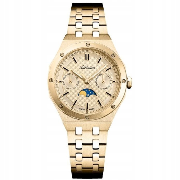 Dámské hodinky Adriatica A3337.1111QF zlaté