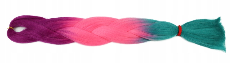 Włosy SYNTETYCZNE do warkoczyków KOLOROWE warkoczyki DOCZEPIANE WŁOSY ombre Kod producenta 2815