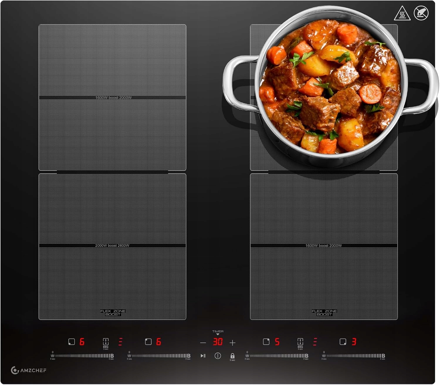 Płyta indukcyjna Amzchef FS-I74S-FFDD10 7400W
