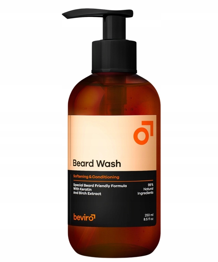 Šampon na vousy Beviro Natural Beard Wash 250 ml