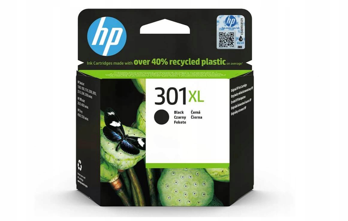 Inkoust Hp 301XL CH563EE 8 ml Originální černý DeskJet 1000 1050 1510