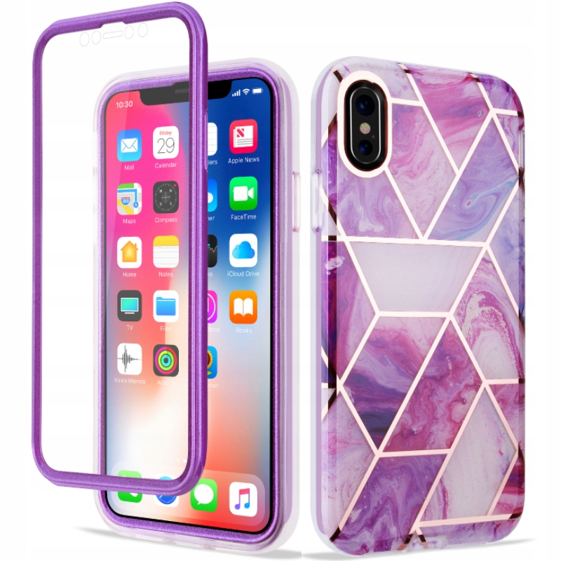 

Etui Marmurowe Marble 360° Obudowa Do Iphone X/xs