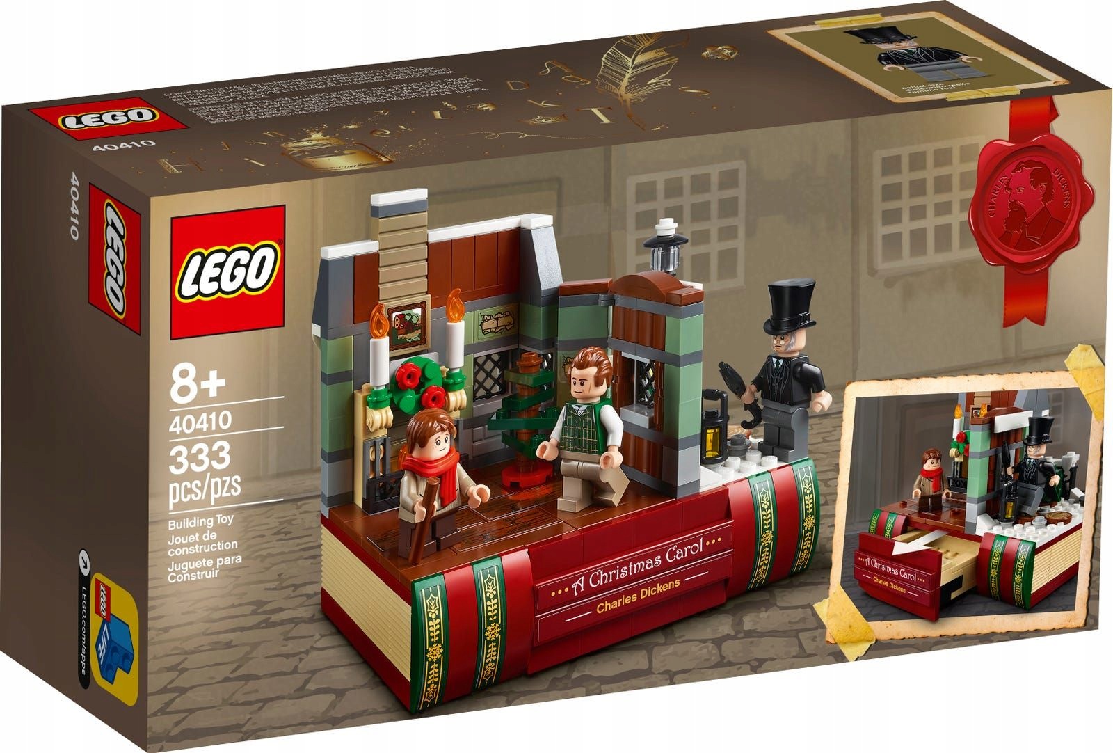stavebnice Lego 40410 Na počest Charlese Dickense