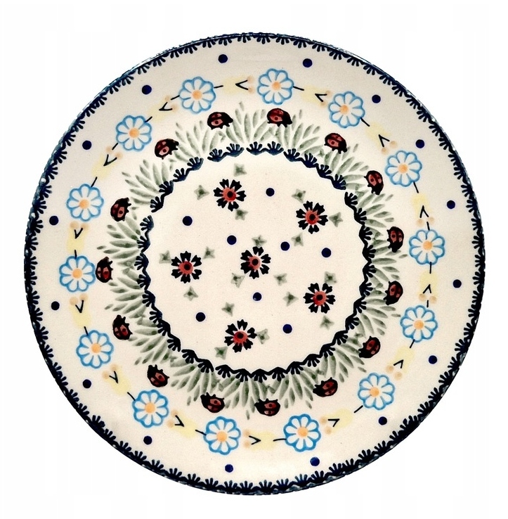TALERZ ŚNIADANIOWY 22CM CERAMIKA BOLESŁAWIEC IF45