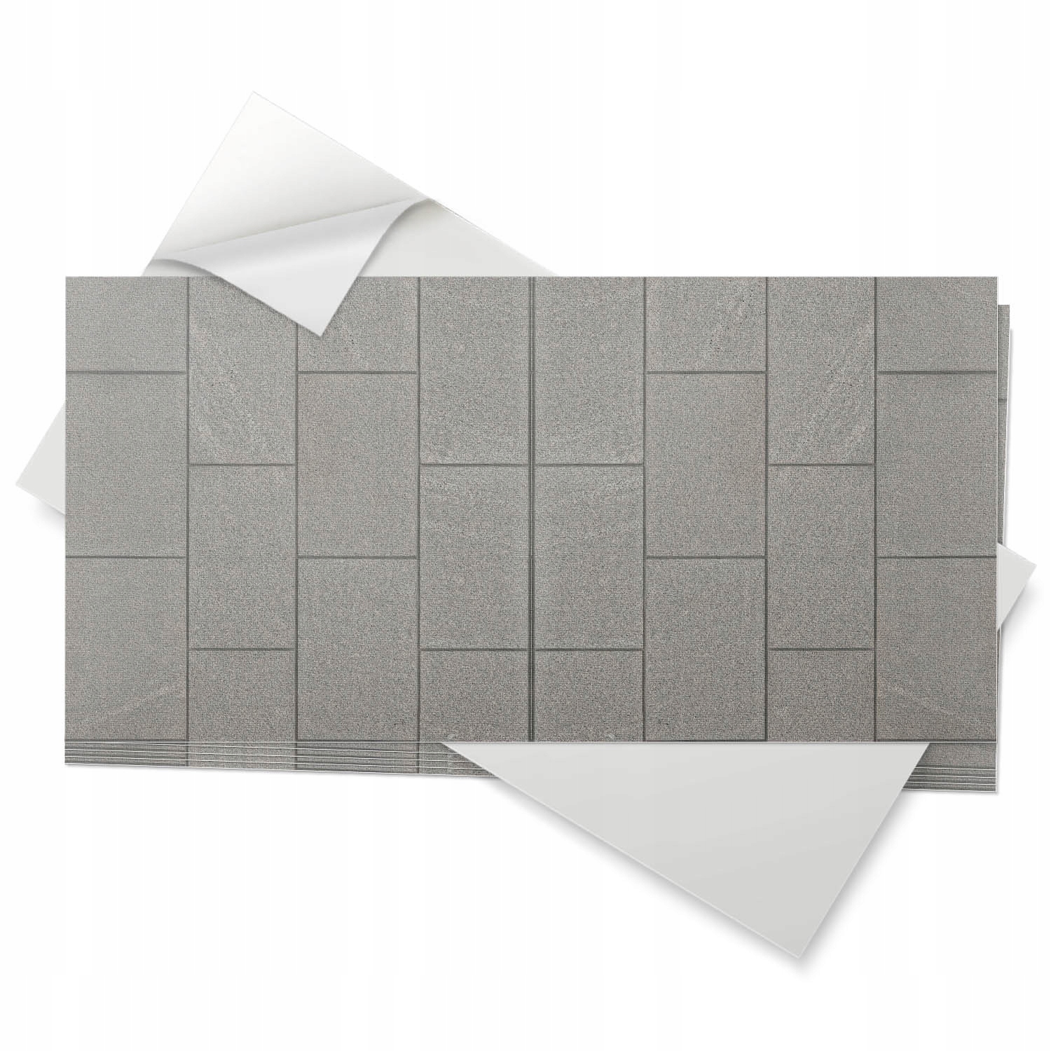 Sada nástěnných vinylových dlaždic 6 ks 60x30 cm Vzor kamenných dlaždic