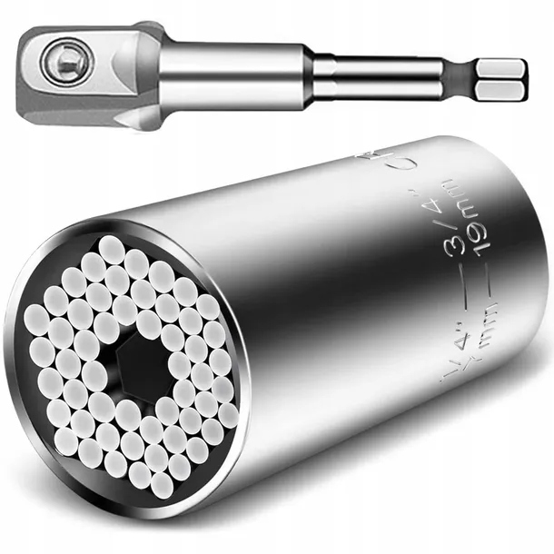 Uniwersalny Klucz Nasadowy Nasadka 7-19MM 1/4 3/4 Z Adapterem