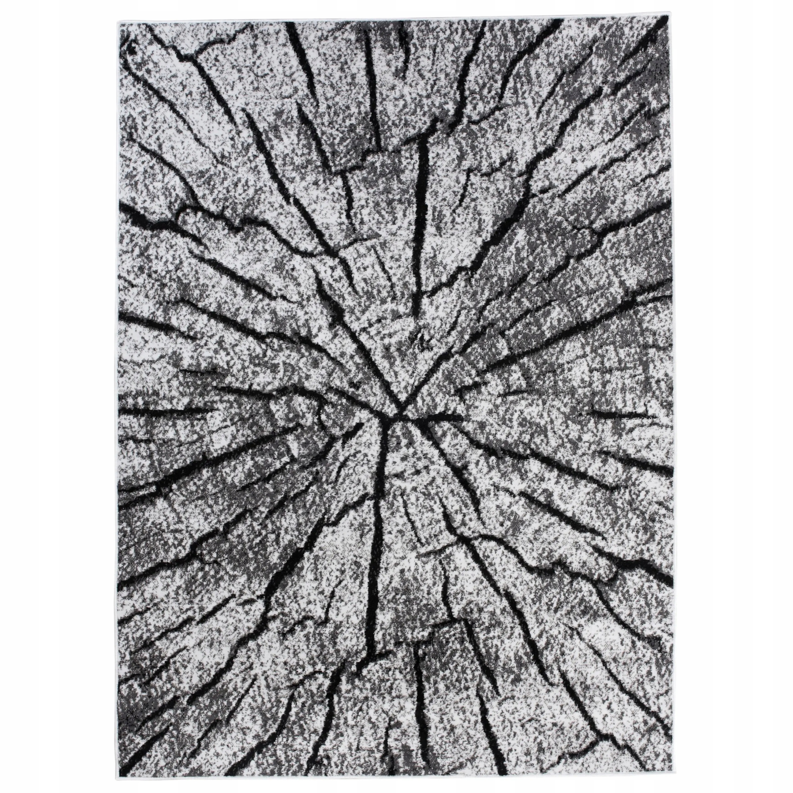 Koberec 200X300 CM Šedý Protišmykový S Potlačou, Elegantný, 3D, Do Spálne