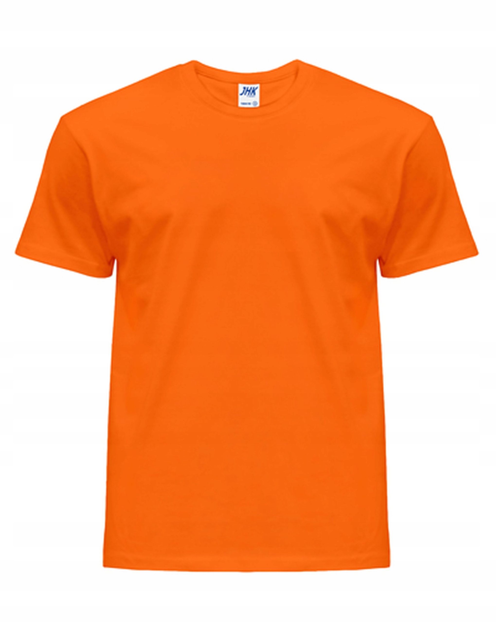 

T-shirt koszulka męska wygodna bawełna pomarańczow